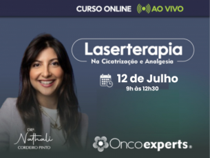 Curso online ao vivo: Fotobiomodulação na Cicatrização e Analgesia - Turma 17
